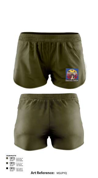 Women's Shorts, TF Wolverine, Army, Teamtime, Team time, sublimation, custom sports apparel, team uniforms, spirit wear, spiritwear, sports uniforms, custom shirts, team store, custom team store, fundraiser sports, apparel fundraiser