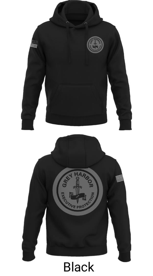 Hoodie, Grey Harbor Executive ProtectionGrey Harbor Executive Protection, , Teamtime, Team time, sublimation, custom sports apparel, team uniforms, spirit wear, spiritwear, sports uniforms, custom shirts, team store, custom team store, fundraiser sports, apparel fundraiser