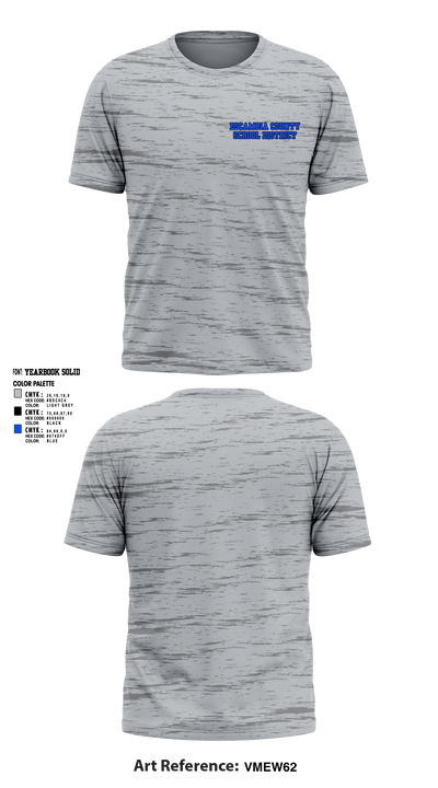 Escambia County School District 14556594 Short Sleeve Performance Shirt - 2