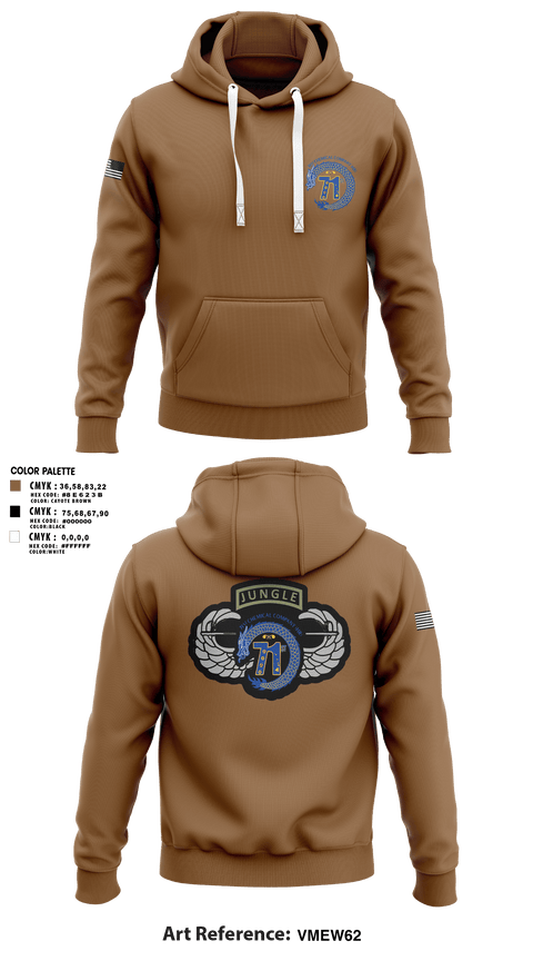 Hoodie, 71st Chemical Company (HR), Army, Teamtime, Team time, sublimation, custom sports apparel, team uniforms, spirit wear, spiritwear, sports uniforms, custom shirts, team store, custom team store, fundraiser sports, apparel fundraiser