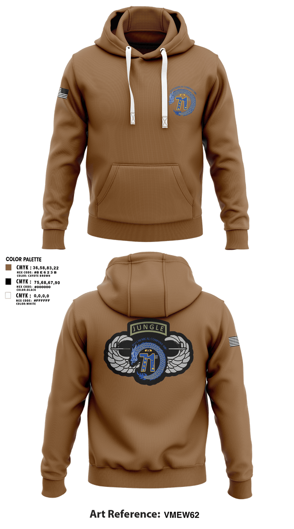 Hoodie, 71st Chemical Company (HR), Army, Teamtime, Team time, sublimation, custom sports apparel, team uniforms, spirit wear, spiritwear, sports uniforms, custom shirts, team store, custom team store, fundraiser sports, apparel fundraiser