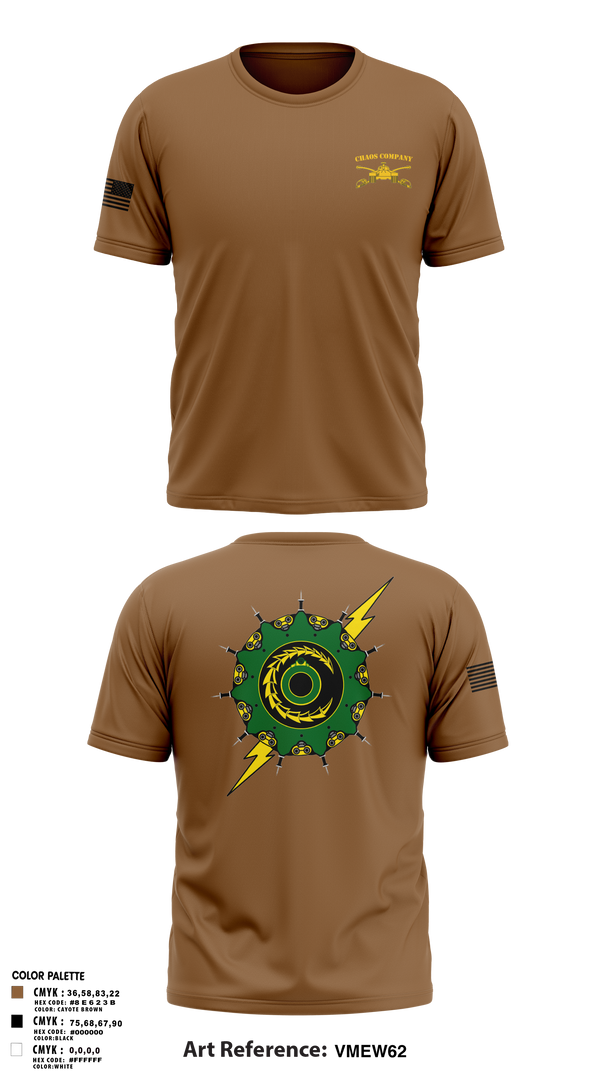 Short Sleeve Performance Shirt, Chaos Company, Army, Teamtime, Team time, sublimation, custom sports apparel, team uniforms, spirit wear, spiritwear, sports uniforms, custom shirts, team store, custom team store, fundraiser sports, apparel fundraiser