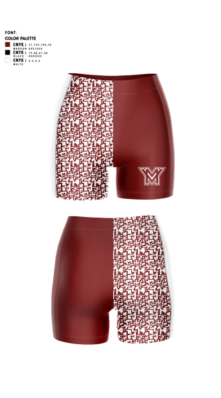 Women's Compression Shorts, Mount vernon, Track & Field, Teamtime, Team time, sublimation, custom sports apparel, team uniforms, spirit wear, spiritwear, sports uniforms, custom shirts, team store, custom team store, fundraiser sports, apparel fundraiser