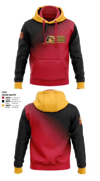 Hoodie, OAKDALE MUSTANGS, Women's Soccer, Teamtime, Team time, sublimation, custom sports apparel, team uniforms, spirit wear, spiritwear, sports uniforms, custom shirts, team store, custom team store, fundraiser sports, apparel fundraiser
