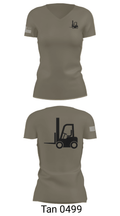VT-AASF 28903855 Women's Short Sleeve V-neck Shirt - 65