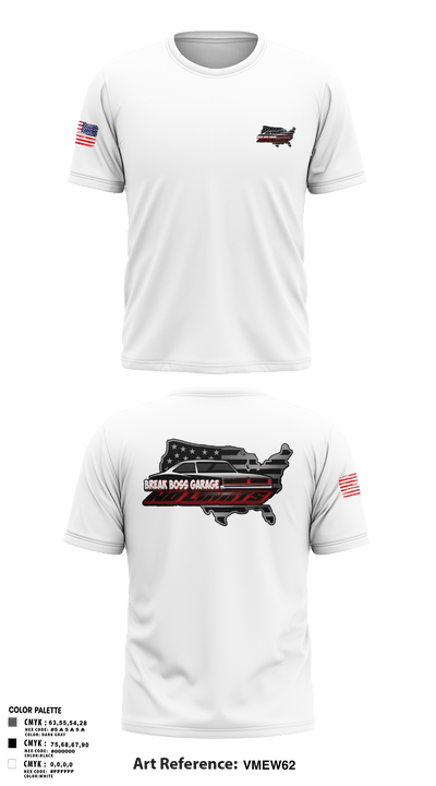 Brake Boss Garage 54438287 Short Sleeve Performance Shirt - 2