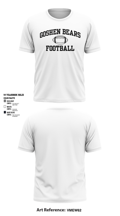 Goshen Bears 15835419 Short Sleeve Performance Shirt - 6