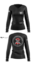 1223 57036873 Women's Long Sleeve V-neck Shirt - 1