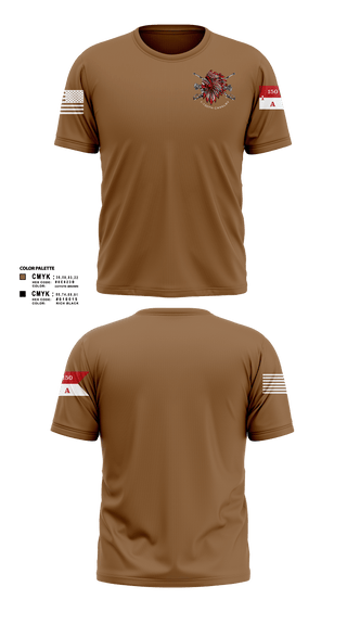Short Sleeve Performance Shirt, Apache Troop 1-150th, Army, Teamtime, Team time, sublimation, custom sports apparel, team uniforms, spirit wear, spiritwear, sports uniforms, custom shirts, team store, custom team store, fundraiser sports, apparel fundraiser