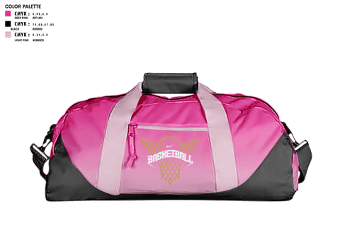 Duffle Bag, Midwest elite, Women's Basketball, Teamtime, Team time, sublimation, custom sports apparel, team uniforms, spirit wear, spiritwear, sports uniforms, custom shirts, team store, custom team store, fundraiser sports, apparel fundraiser