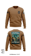 USS PATRIOT FCPOA Crew Neck Sweatshirt - 101