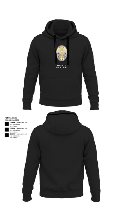 Miami Police Department 88232990 Hoodie - 30
