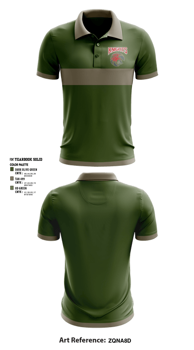 Knights 71449112 Short Sleeve Performance Polo - 1