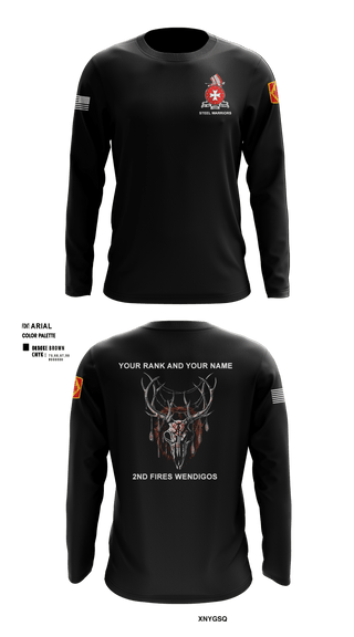 Long Sleeve Performance Shirt, Bravo 1st BN 14th FAR, Army, Teamtime, Team time, sublimation, custom sports apparel, team uniforms, spirit wear, spiritwear, sports uniforms, custom shirts, team store, custom team store, fundraiser sports, apparel fundraiser