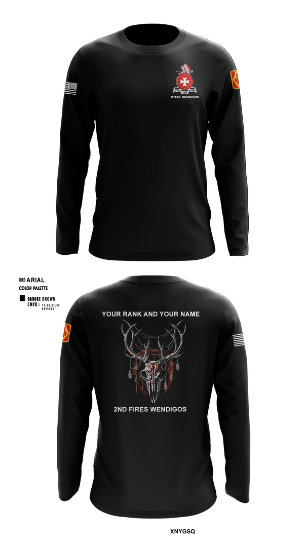 Long Sleeve Performance Shirt, Bravo 1st BN 14th FAR, Army, Teamtime, Team time, sublimation, custom sports apparel, team uniforms, spirit wear, spiritwear, sports uniforms, custom shirts, team store, custom team store, fundraiser sports, apparel fundraiser