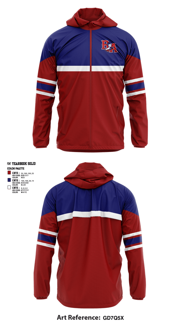 Windbreaker, HIGHLANDERS, Football, Teamtime, Team time, sublimation, custom sports apparel, team uniforms, spirit wear, spiritwear, sports uniforms, custom shirts, team store, custom team store, fundraiser sports, apparel fundraiser