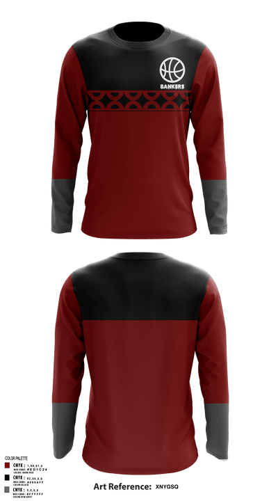 Rangers 78572172 Long Sleeve Performance Shirt - 1