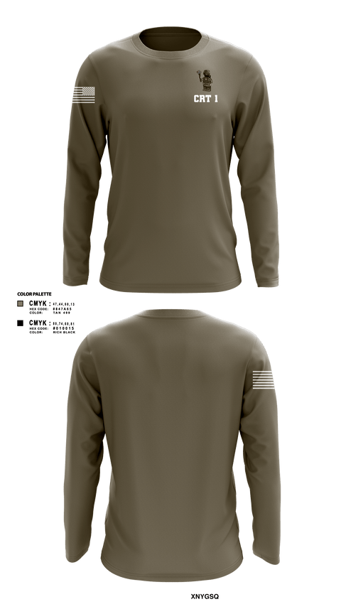 Long Sleeve Performance Shirt, CRT 1, Army, Teamtime, Team time, sublimation, custom sports apparel, team uniforms, spirit wear, spiritwear, sports uniforms, custom shirts, team store, custom team store, fundraiser sports, apparel fundraiser