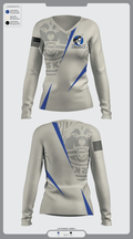undefined Women's Long Sleeve V-neck Shirt - 2