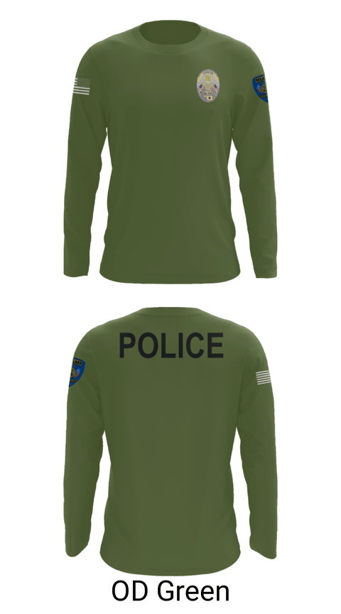 Long Sleeve Performance Shirt, Miami Police Department, Police, Teamtime, Team time, sublimation, custom sports apparel, team uniforms, spirit wear, spiritwear, sports uniforms, custom shirts, team store, custom team store, fundraiser sports, apparel fundraiser