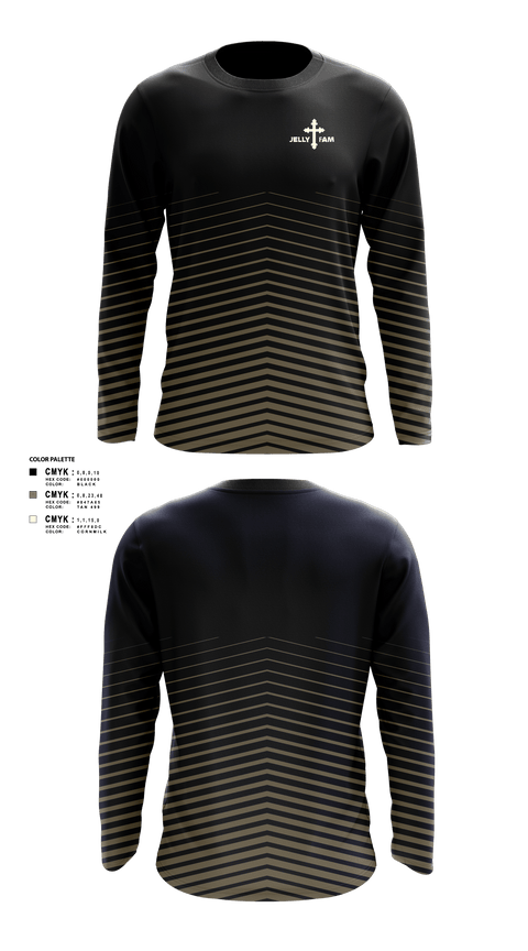 Long Sleeve Performance Shirt, Jellyfam, Men's Basketball, Teamtime, Team time, sublimation, custom sports apparel, team uniforms, spirit wear, spiritwear, sports uniforms, custom shirts, team store, custom team store, fundraiser sports, apparel fundraiser
