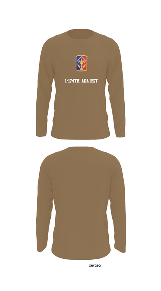 Long Sleeve Performance Shirt, 1-174th ADA RGT, , Teamtime, Team time, sublimation, custom sports apparel, team uniforms, spirit wear, spiritwear, sports uniforms, custom shirts, team store, custom team store, fundraiser sports, apparel fundraiser