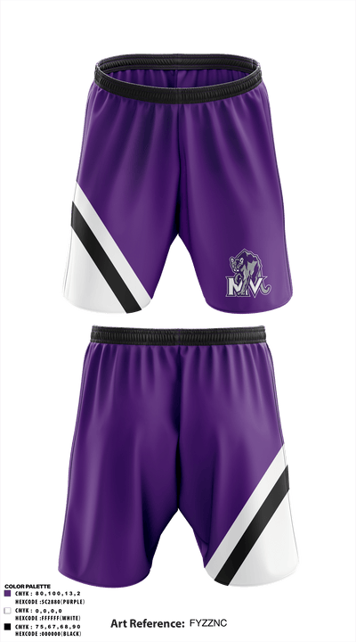 Mountain View High School Soccer 78324886 Athletic Shorts With Pockets - 3