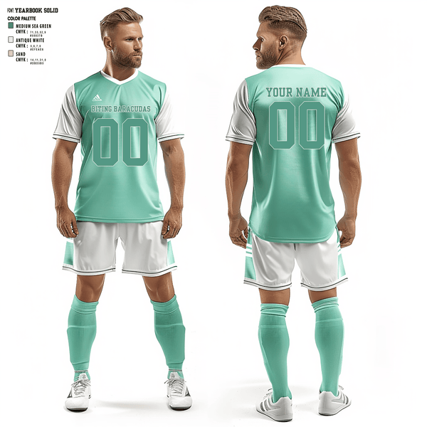 Mens Soccer Jersey, Biting Baracudas, Men's Soccer, Teamtime, Team time, sublimation, custom sports apparel, team uniforms, spirit wear, spiritwear, sports uniforms, custom shirts, team store, custom team store, fundraiser sports, apparel fundraiser