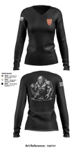 DLOC 77728615 Women's Long Sleeve V-neck Shirt - 3
