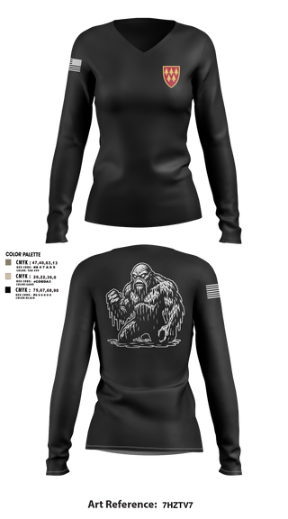 Women's Long Sleeve Vneck Shirt, DLOC, , Teamtime, Team time, sublimation, custom sports apparel, team uniforms, spirit wear, spiritwear, sports uniforms, custom shirts, team store, custom team store, fundraiser sports, apparel fundraiser