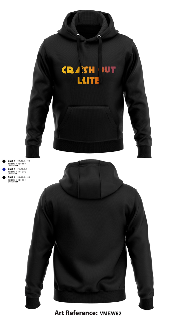 Hoodie, Crash out elite, Men's Basketball, Teamtime, Team time, sublimation, custom sports apparel, team uniforms, spirit wear, spiritwear, sports uniforms, custom shirts, team store, custom team store, fundraiser sports, apparel fundraiser