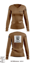 Service Aide 89628697 Women's Long Sleeve V-neck Shirt - 1