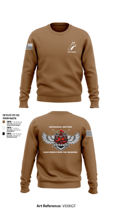 Fox troop 31876072 Crew Neck Sweatshirt - 4
