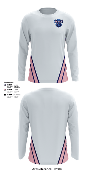 Long Sleeve Performance Shirt, Blue devils, Football, Teamtime, Team time, sublimation, custom sports apparel, team uniforms, spirit wear, spiritwear, sports uniforms, custom shirts, team store, custom team store, fundraiser sports, apparel fundraiser