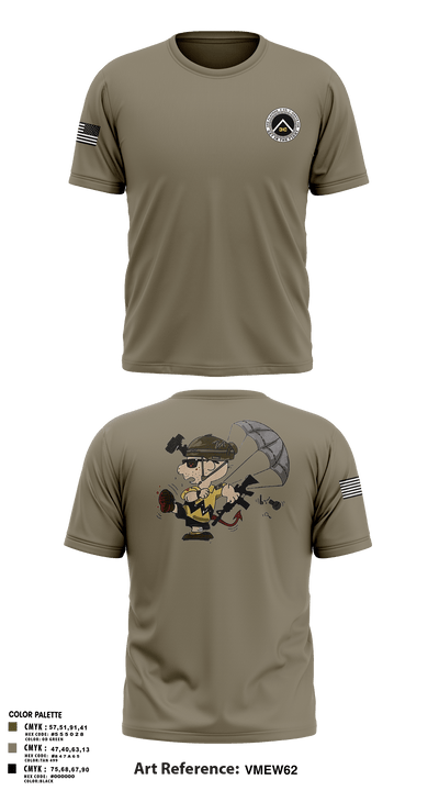 3rd Platoon, CCo, 1-508th PIR 77513198 Short Sleeve Performance Shirt - 9