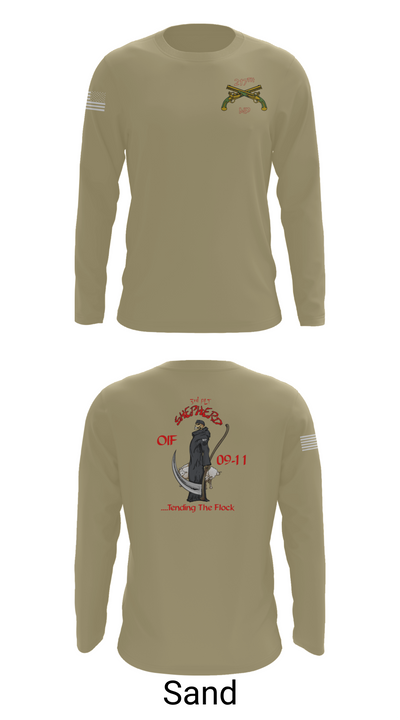 217th MP CO 3rd platoon Iraq 09-10 88609784 Long Sleeve Performance Shirt 86