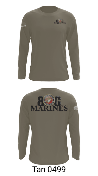 Long Sleeve Performance Shirt, 806 Marines, Marines, Teamtime, Team time, sublimation, custom sports apparel, team uniforms, spirit wear, spiritwear, sports uniforms, custom shirts, team store, custom team store, fundraiser sports, apparel fundraiser