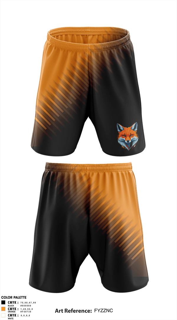 Athletic Shorts With Pockets, Fox, Ice Hockey, Teamtime, Team time, sublimation, custom sports apparel, team uniforms, spirit wear, spiritwear, sports uniforms, custom shirts, team store, custom team store, fundraiser sports, apparel fundraiser