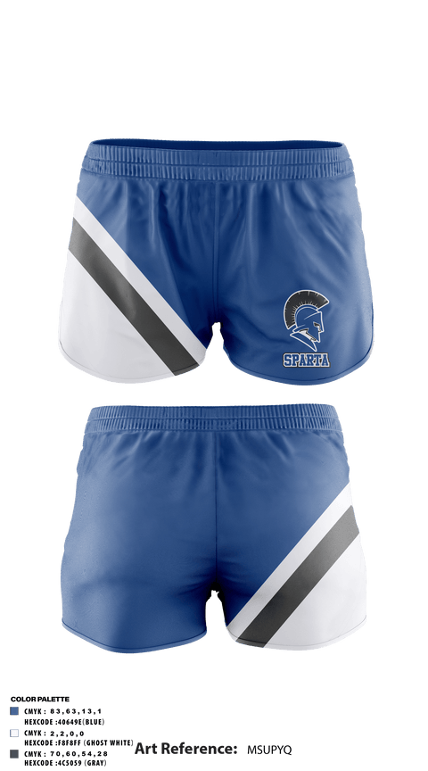 Track Shorts, Sparta, Track & Field, Teamtime, Team time, sublimation, custom sports apparel, team uniforms, spirit wear, spiritwear, sports uniforms, custom shirts, team store, custom team store, fundraiser sports, apparel fundraiser