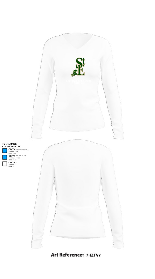 Women's Long Sleeve Vneck Shirt, Saint Edward High School Volleyball, Women's Volleyball, Teamtime, Team time, sublimation, custom sports apparel, team uniforms, spirit wear, spiritwear, sports uniforms, custom shirts, team store, custom team store, fundraiser sports, apparel fundraiser
