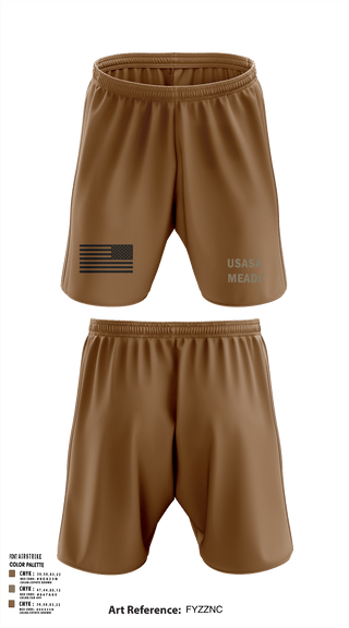 Athletic Shorts With Pockets, USASA Meade, Army, Teamtime, Team time, sublimation, custom sports apparel, team uniforms, spirit wear, spiritwear, sports uniforms, custom shirts, team store, custom team store, fundraiser sports, apparel fundraiser