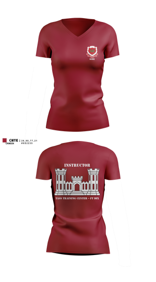 Women's Short Sleeve Vneck Shirt, 80th TC, TTC-Dix, Army, Teamtime, Team time, sublimation, custom sports apparel, team uniforms, spirit wear, spiritwear, sports uniforms, custom shirts, team store, custom team store, fundraiser sports, apparel fundraiser