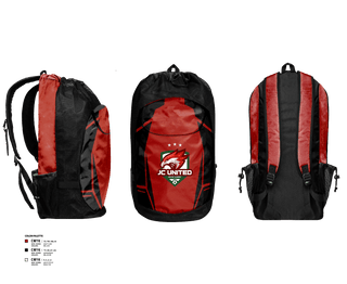KINGS Gear Bag 1, JC United, Men's Soccer, Teamtime, Team time, sublimation, custom sports apparel, team uniforms, spirit wear, spiritwear, sports uniforms, custom shirts, team store, custom team store, fundraiser sports, apparel fundraiser