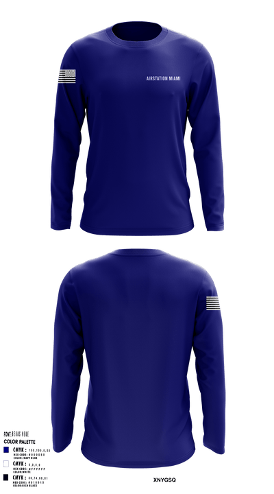 AIRSTATION MIAMI 21743089 Long Sleeve Performance Shirt - 1