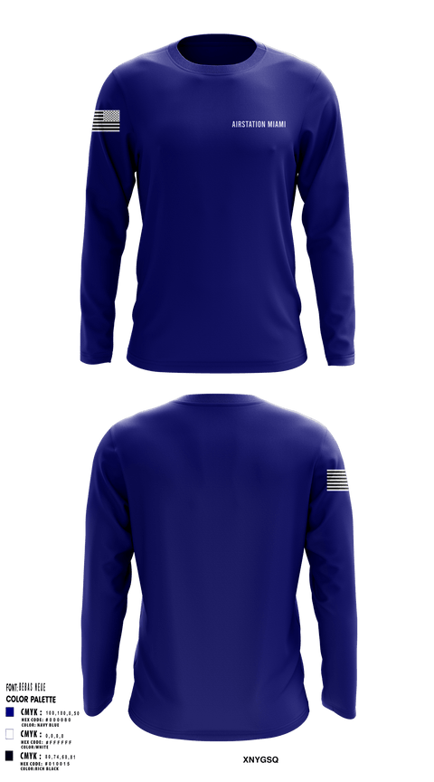 Long Sleeve Performance Shirt, AIRSTATION MIAMI, , Teamtime, Team time, sublimation, custom sports apparel, team uniforms, spirit wear, spiritwear, sports uniforms, custom shirts, team store, custom team store, fundraiser sports, apparel fundraiser