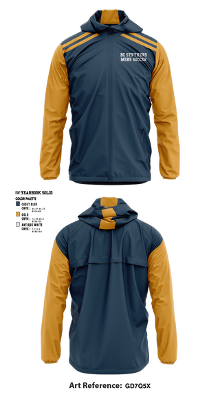 Windbreaker, BC Strykers, Men's Soccer, Teamtime, Team time, sublimation, custom sports apparel, team uniforms, spirit wear, spiritwear, sports uniforms, custom shirts, team store, custom team store, fundraiser sports, apparel fundraiser