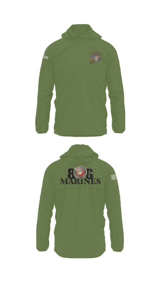 Windbreaker, 806 MarinesBoots and Badges of the South Plains, Fire Department, Teamtime, Team time, sublimation, custom sports apparel, team uniforms, spirit wear, spiritwear, sports uniforms, custom shirts, team store, custom team store, fundraiser sports, apparel fundraiser