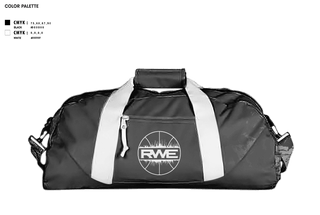 Duffle Bag, Rwe, Men's Basketball, Teamtime, Team time, sublimation, custom sports apparel, team uniforms, spirit wear, spiritwear, sports uniforms, custom shirts, team store, custom team store, fundraiser sports, apparel fundraiser
