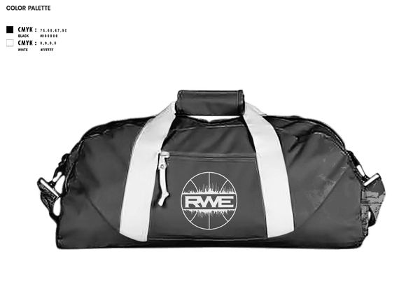 Duffle Bag, Rwe, Men's Basketball, Teamtime, Team time, sublimation, custom sports apparel, team uniforms, spirit wear, spiritwear, sports uniforms, custom shirts, team store, custom team store, fundraiser sports, apparel fundraiser