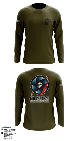Long Sleeve Performance Shirt, MCRDPI COMMSTRAT, Marines, Teamtime, Team time, sublimation, custom sports apparel, team uniforms, spirit wear, spiritwear, sports uniforms, custom shirts, team store, custom team store, fundraiser sports, apparel fundraiser
